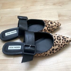 COPY - Steve Madden cheetah mule